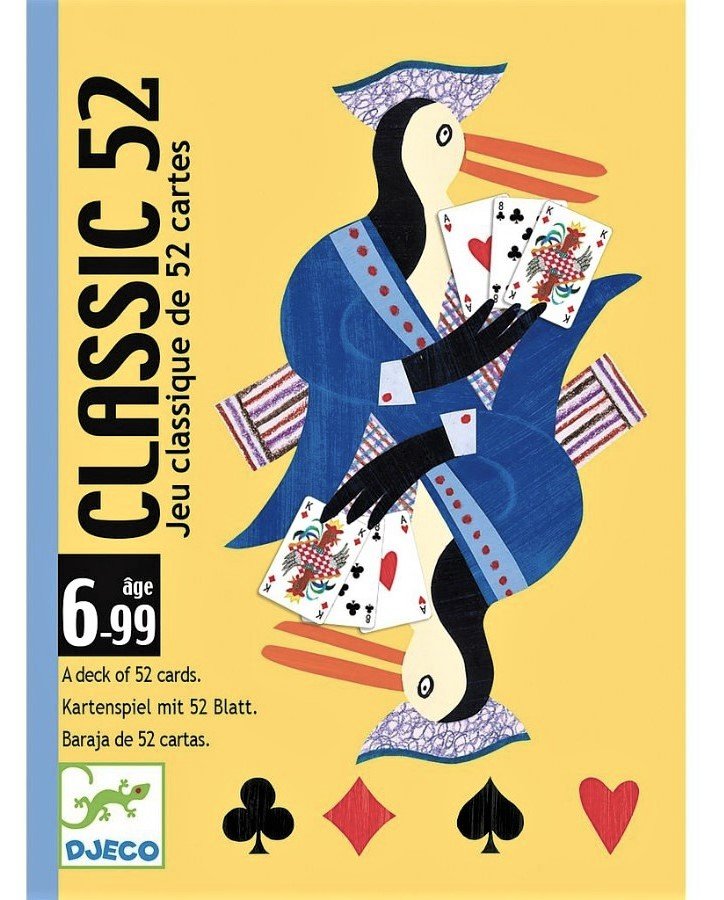 Gioco Djeco Carte Classic 52 DJ05100