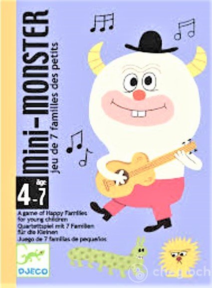 Gioco Djeco Carte Mini Monster DJ05124
