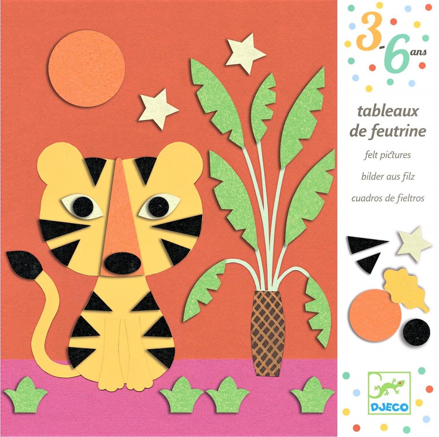 Gioco Djeco COLLAGES FEUTRINES DJ09864 Douce Nature