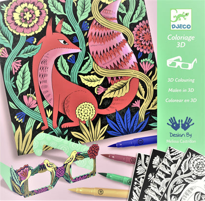Gioco Djeco FEUTRES PINCEAUX DJ08652 Forêt fantastique