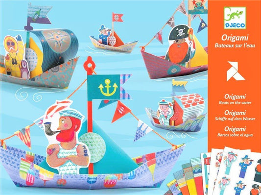 Gioco Djeco ORIGAMI DJ08779 Bateaux sur l'eau