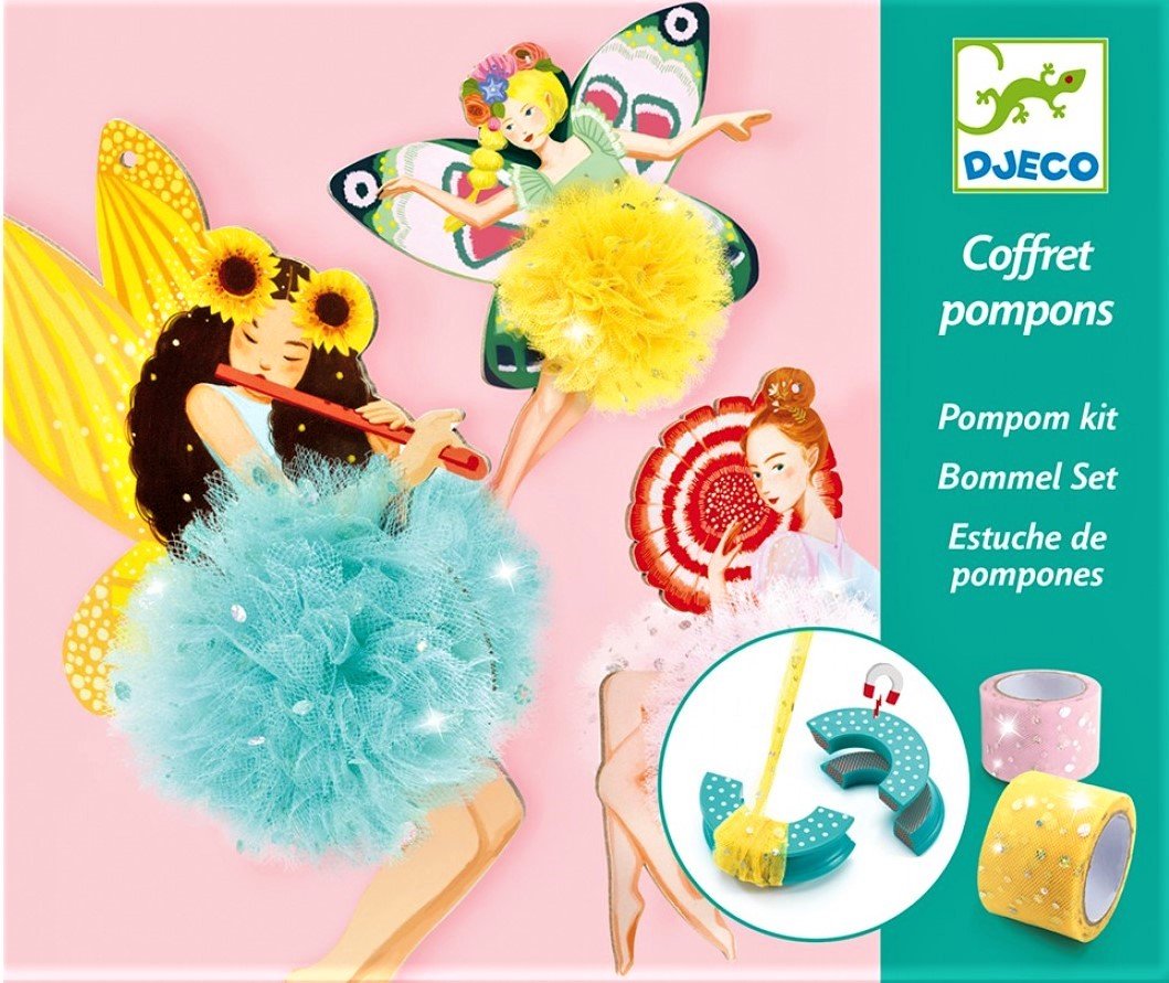 Gioco Djeco POMPONS DJ09836 Atelier pompons Fées
