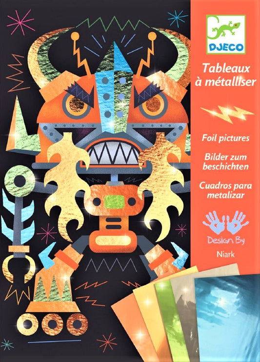 Gioco Djeco TABLEAUX À MÉTALLISER DJ09515 Robot