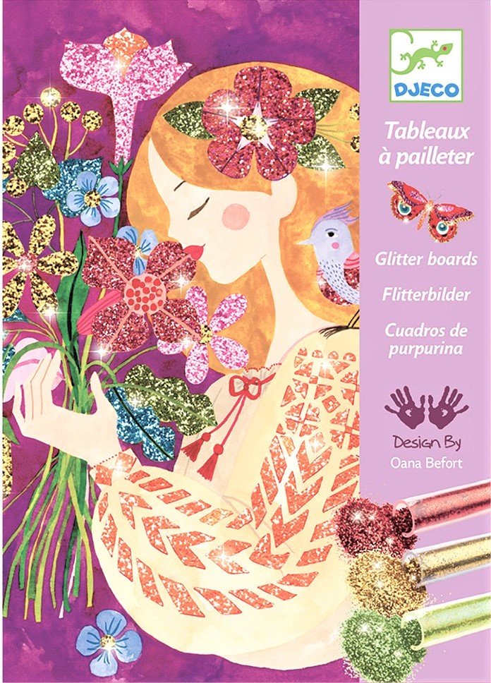 Gioco Djeco TABLEAUX À PAILLETER DJ09508 Le parfum des fleurs