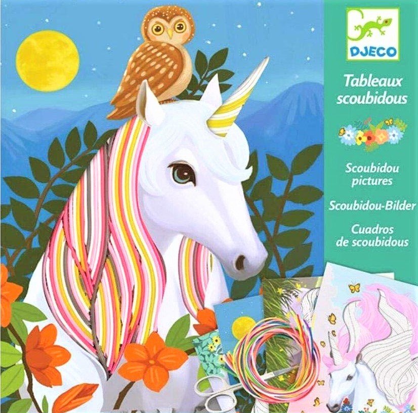 Gioco Djeco TABLEAUX DE SCOUBIDOUS DJ09413 Magic crinière