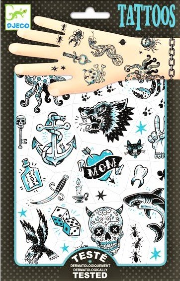 Gioco Djeco TATOUAGES DJ09594 Dark side