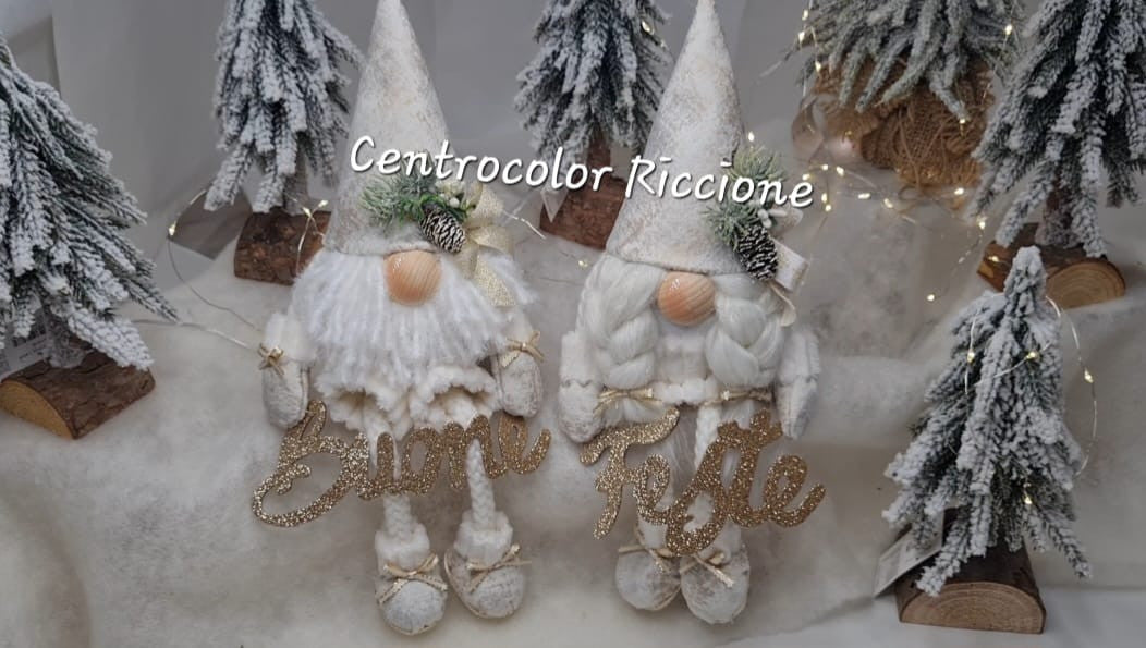 Gnomo Bianca & Bernie kit (con 1 kit si realizza la coppia )