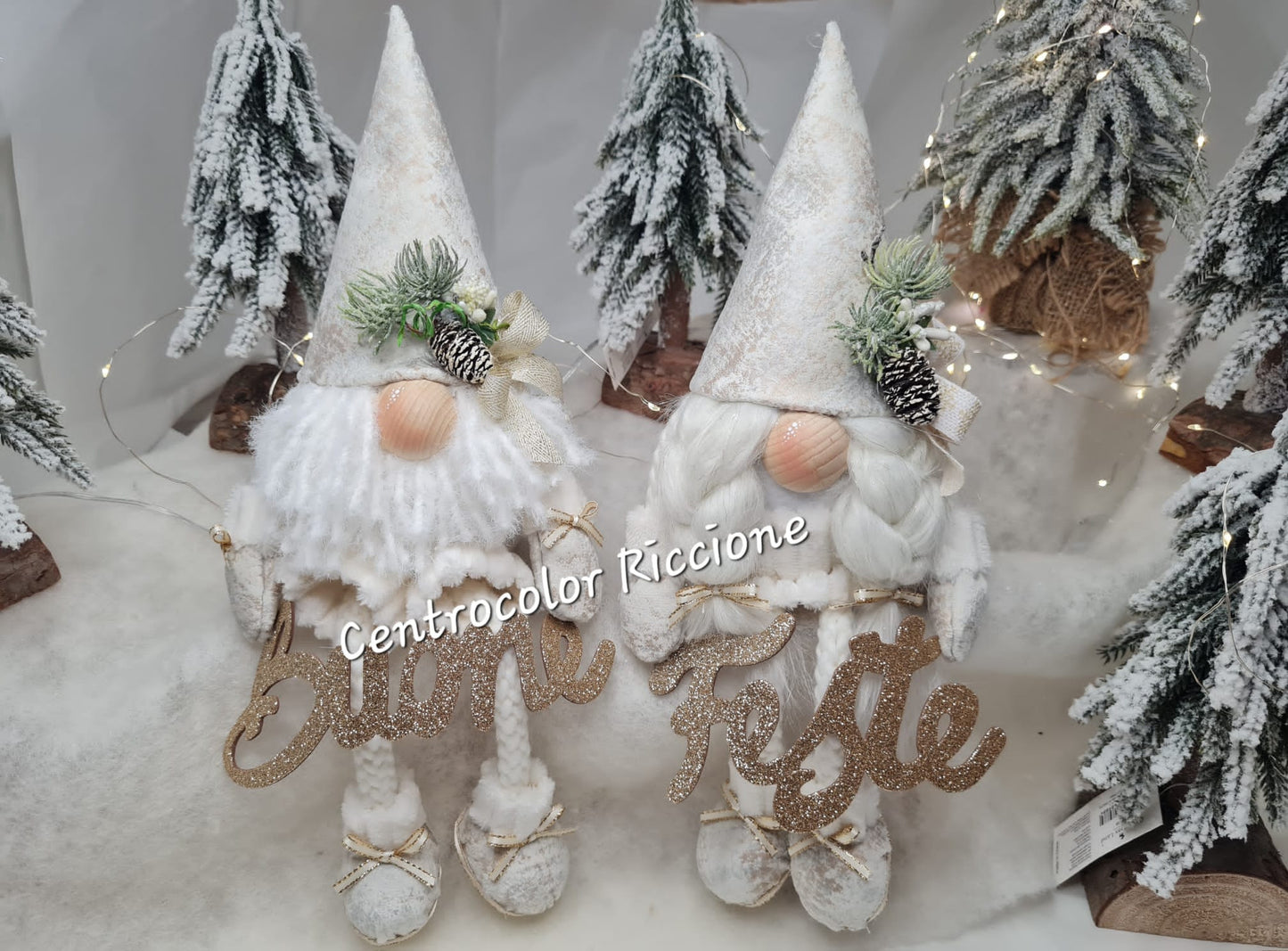 Gnomo Bianca & Bernie kit (con 1 kit si realizza la coppia )