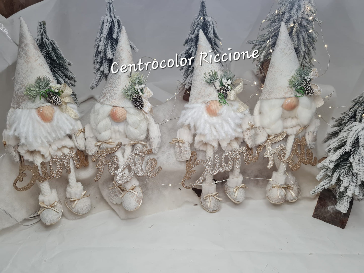 Gnomo Bianca & Bernie kit (con 1 kit si realizza la coppia )