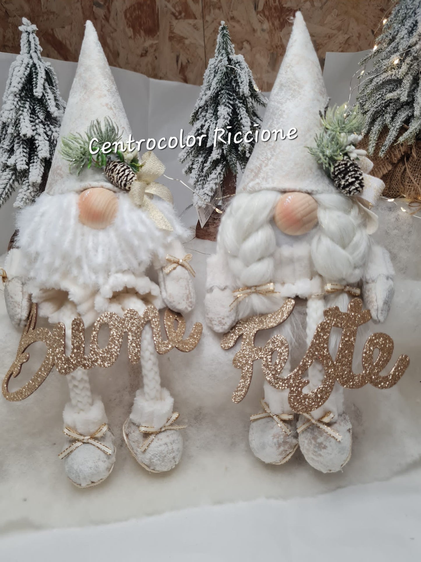 Gnomo Bianca & Bernie kit (con 1 kit si realizza la coppia )