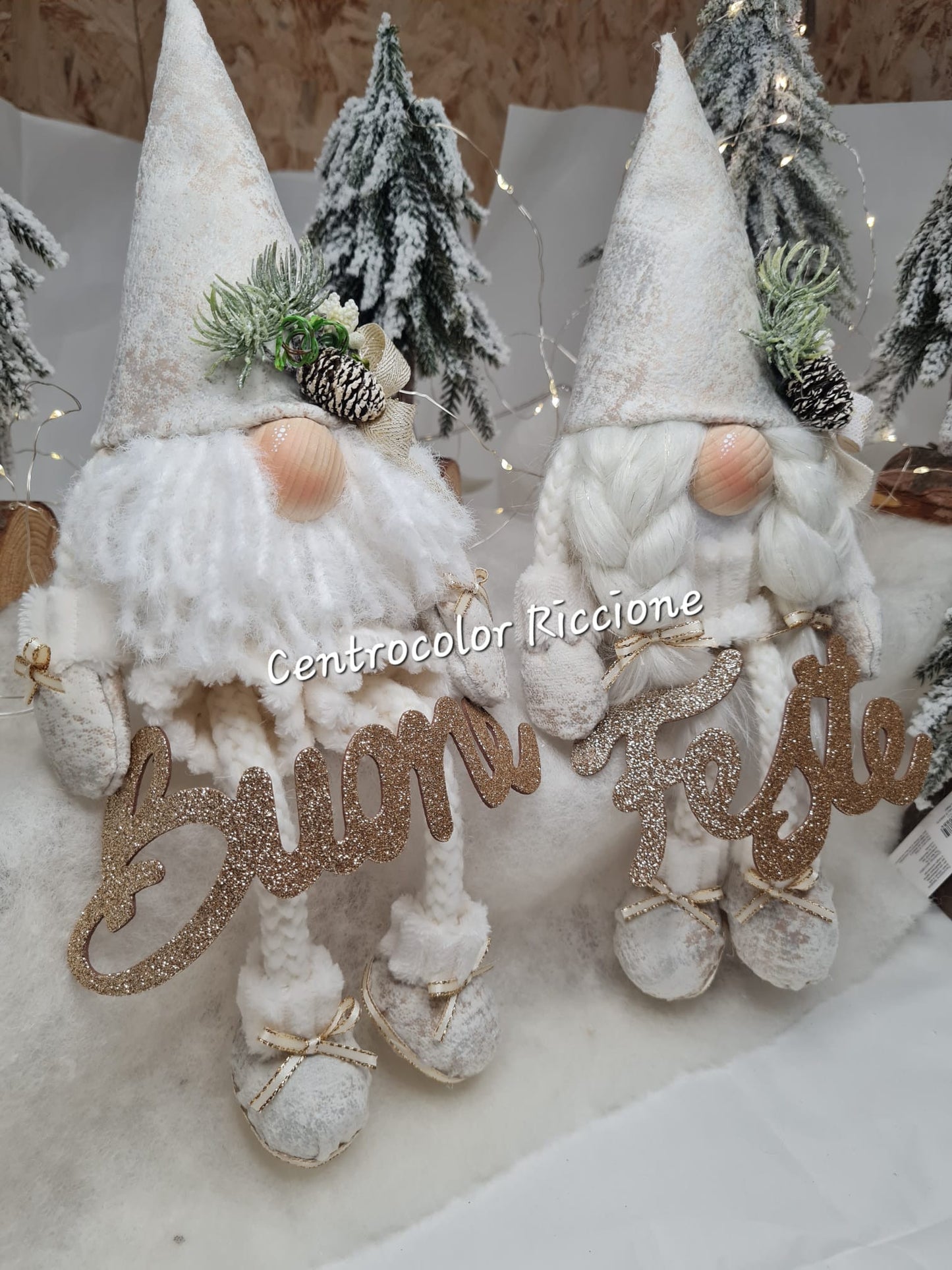 Gnomo Bianca & Bernie kit (con 1 kit si realizza la coppia )