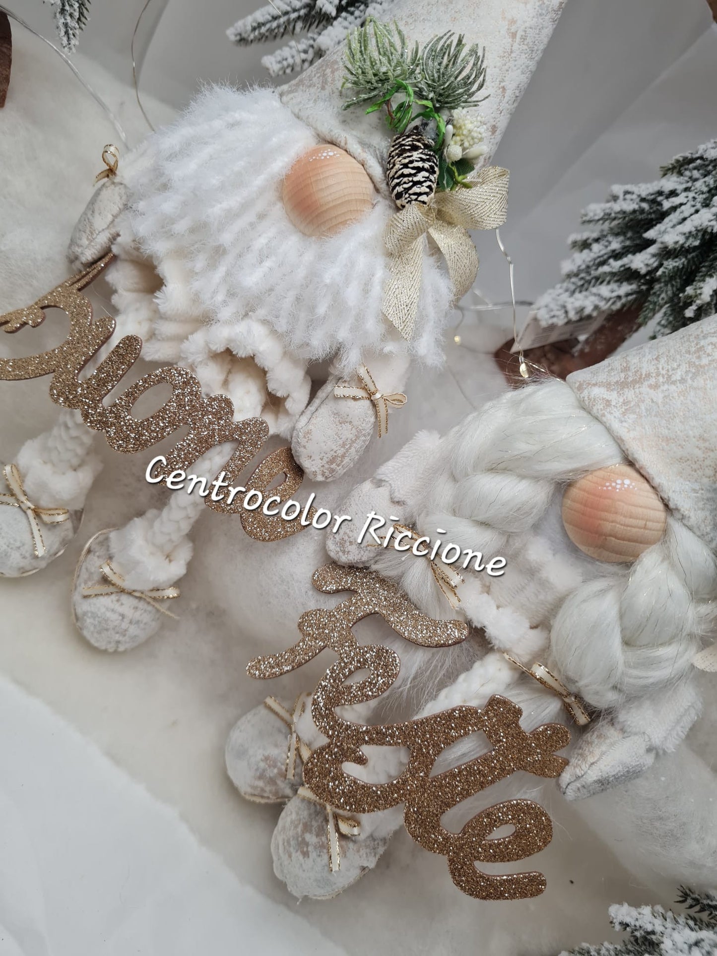 Gnomo Bianca & Bernie kit (con 1 kit si realizza la coppia )