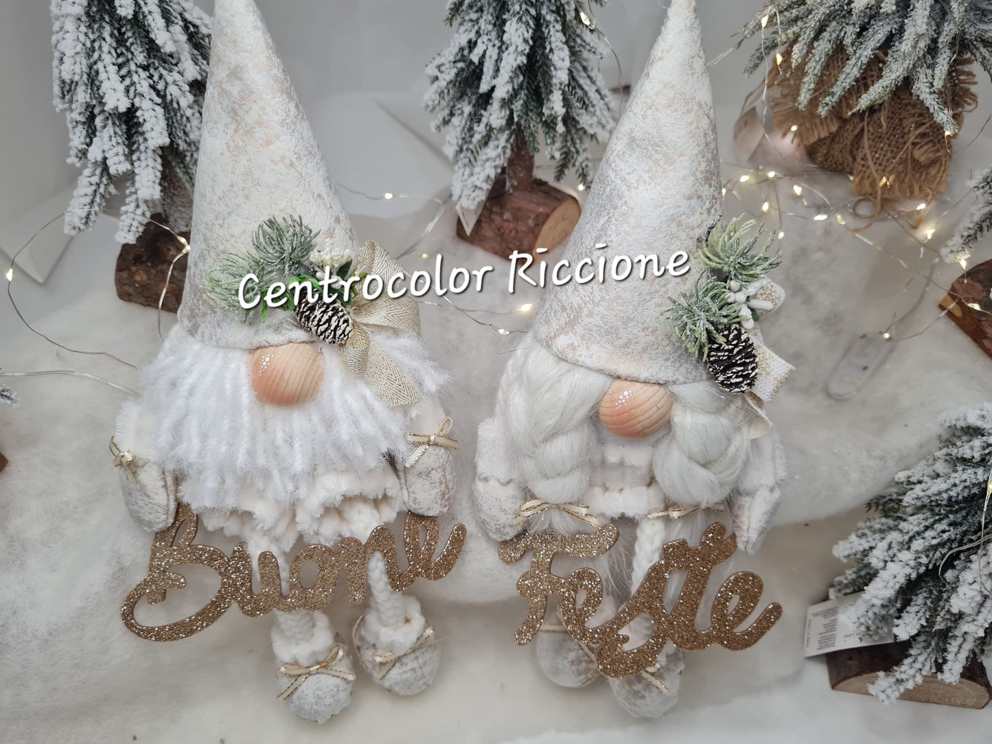 Gnomo Bianca & Bernie kit (con 1 kit si realizza la coppia )