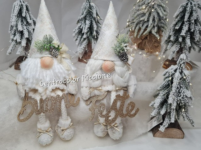 Gnomo Bianca & Bernie kit (con 1 kit si realizza la coppia )