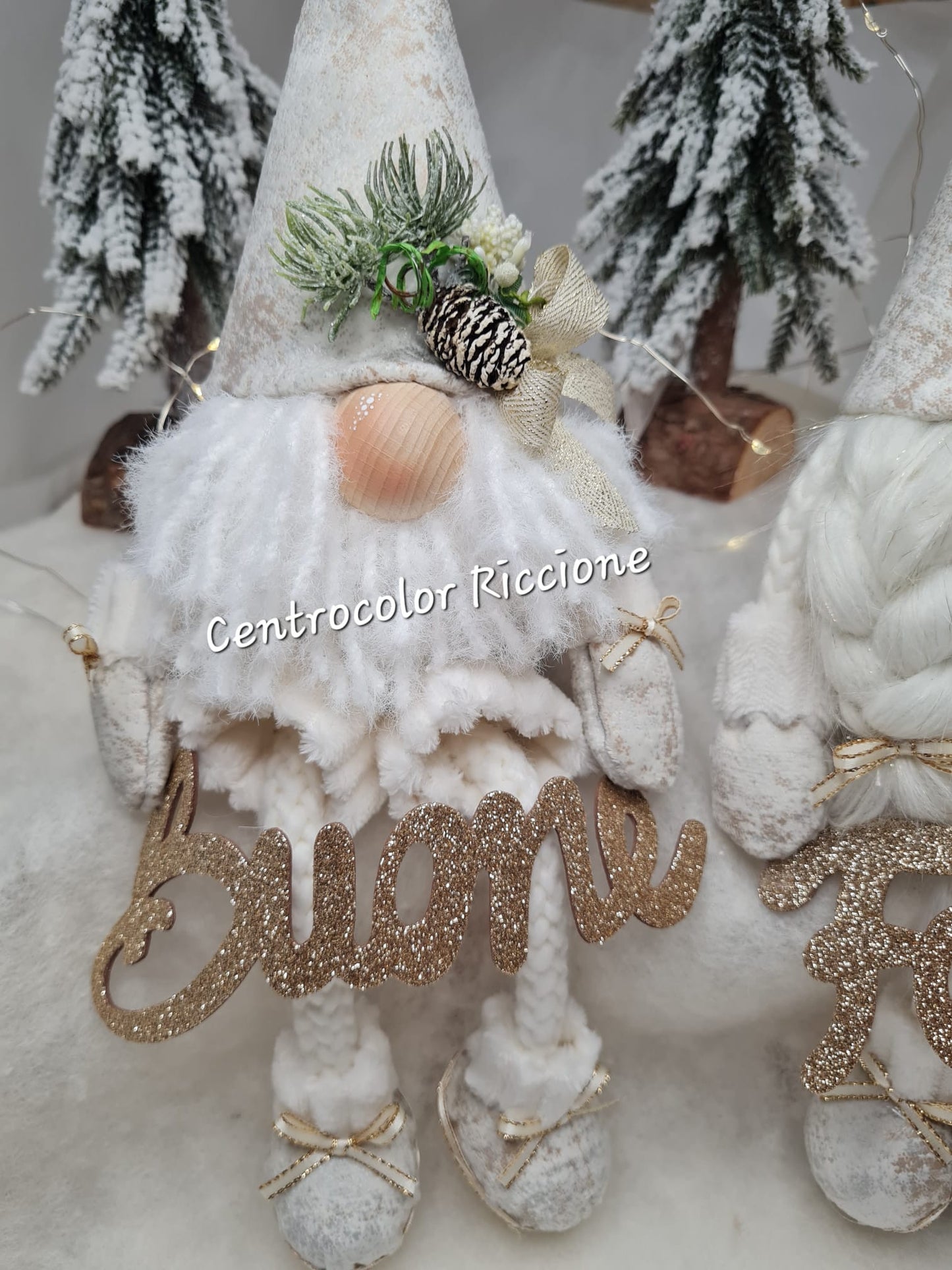 Gnomo Bianca & Bernie kit (con 1 kit si realizza la coppia )