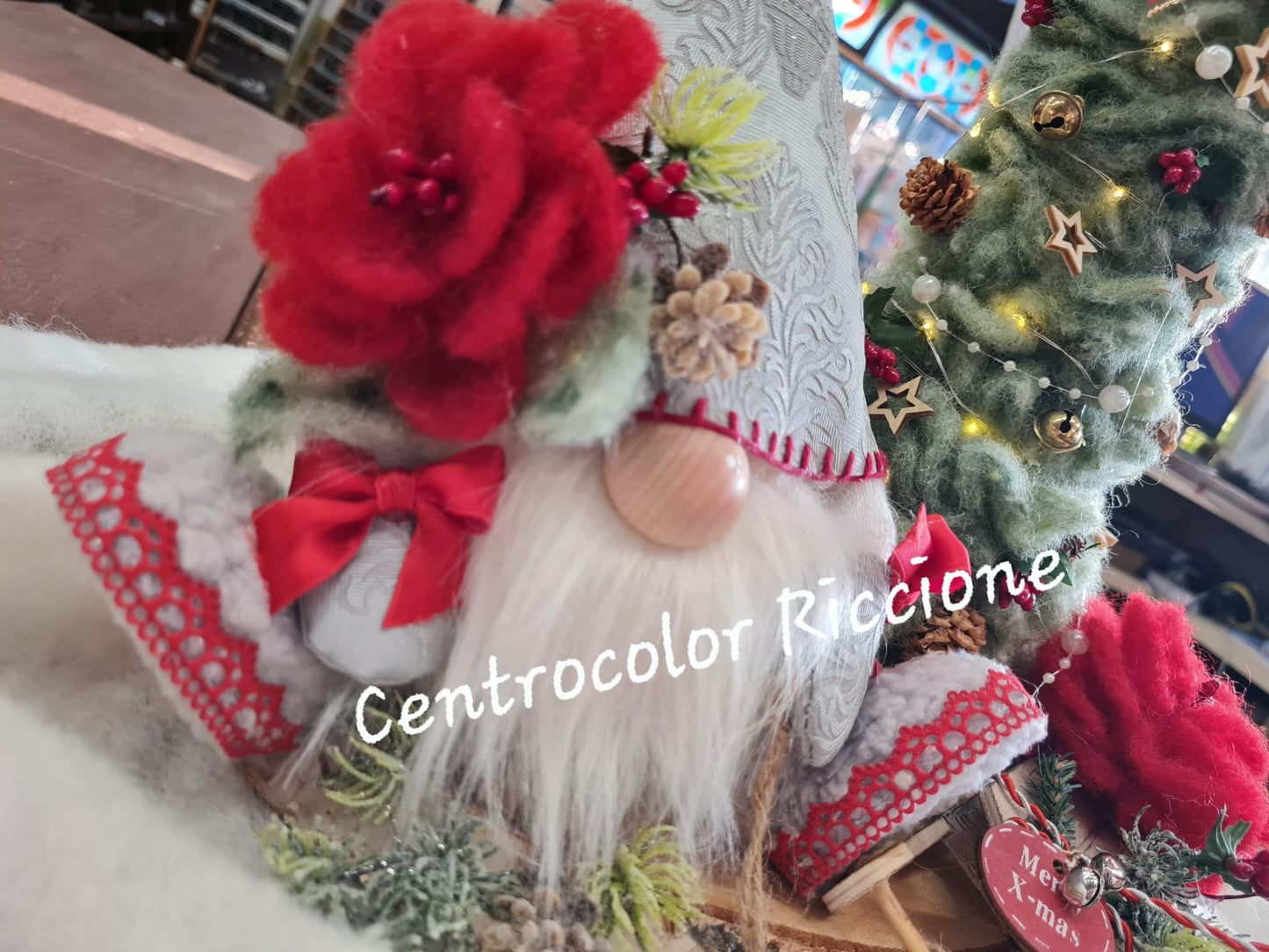 Cartamodello Gnomo Paolino  e la  magia del natale