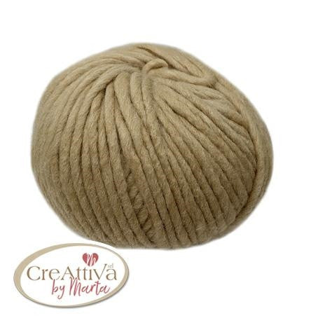 GOMITOLO LANA 50GR CIRCA 80MT NOCCIOLA