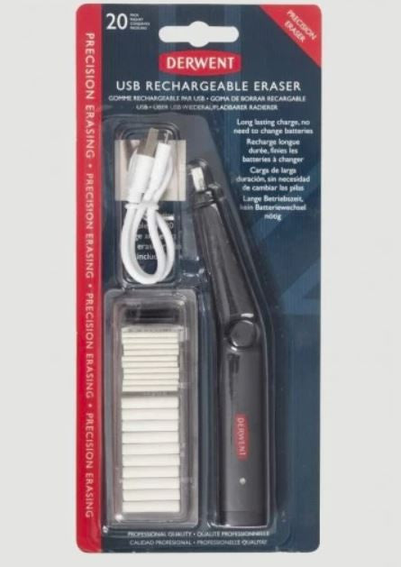 Gomma Elettrica Ricaricabile USB Derwent