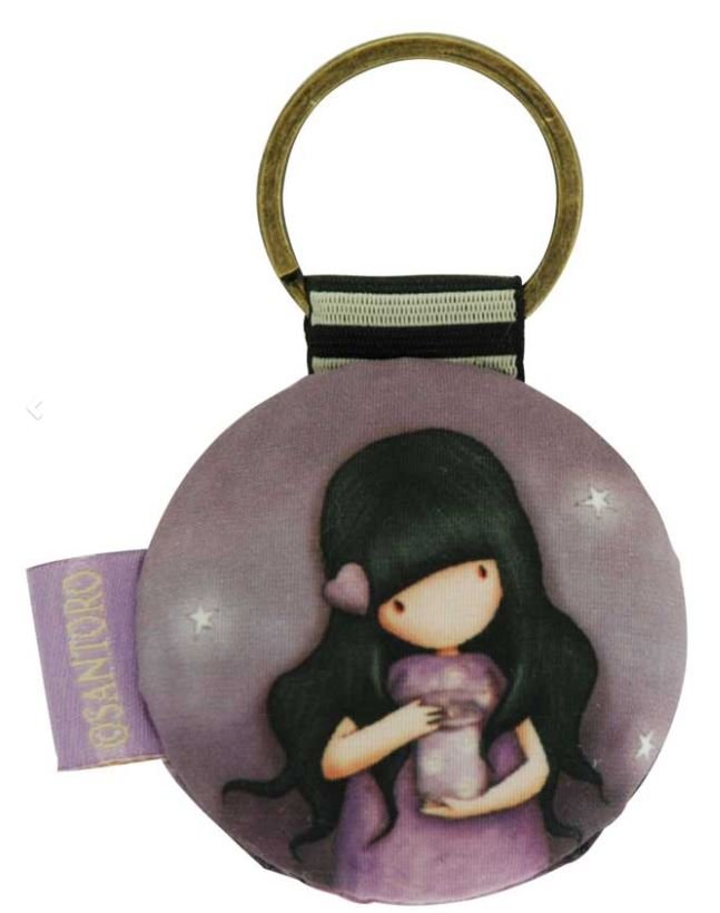 Gorjuss Round Key Ring - We Can All Shine 332GJ09
