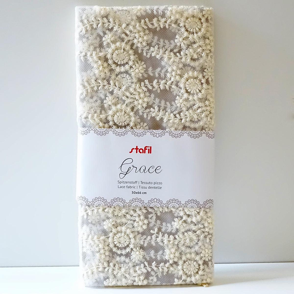 Tessuto pizzo Grace 50x70