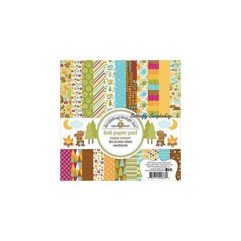 Carta blocco Scrap Happy Camper 4387 15x15cm (6"x6")