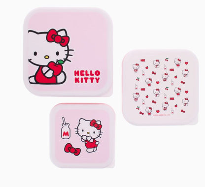 Hello Kitty Contenitori Rosa 3 scatole
