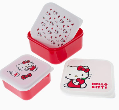 Hello Kitty Contenitori Rosa 3 scatole