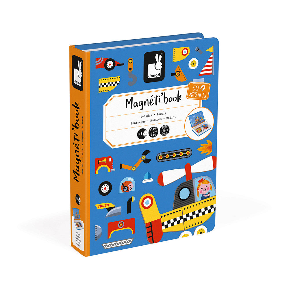 Janod Magneti'Book Bolidi 3 - 8 anni 02715
