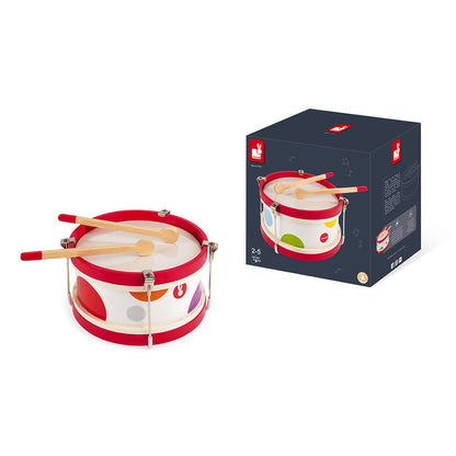Janod Mio Primo Tamburo Coriandoli (Legno) 2 - 5 anni 07608
