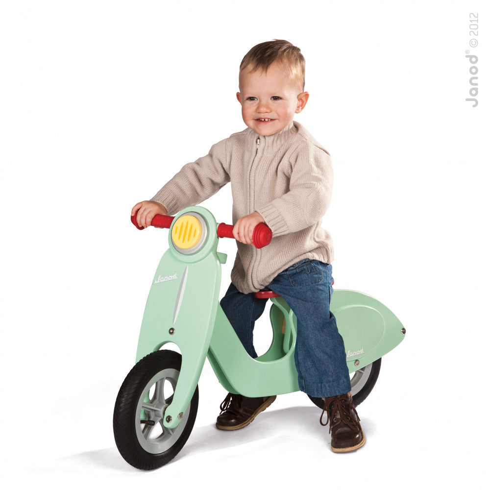 Janod Bicicletta Scooter Color Menta (LEGNO) 2-5 anni J03243