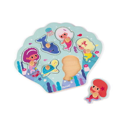 Janod Puzzle SIRENE (Legno) 18 - 36 mesi 07098