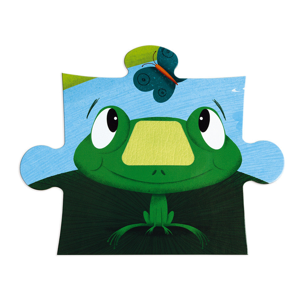 Janod Puzzle Tattile 20 pz. Gli animali della Fattoria 2-4 anni 02772