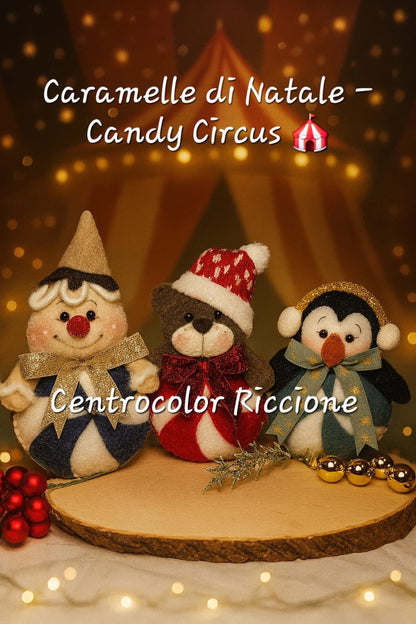 Kit candy circus, caramelle di natale