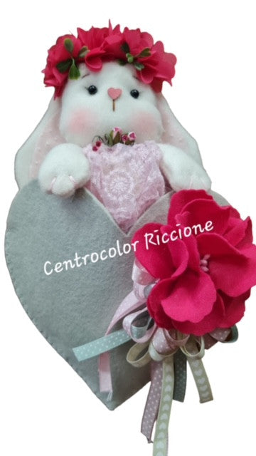 Kit Fuori porta coniglio con cuore