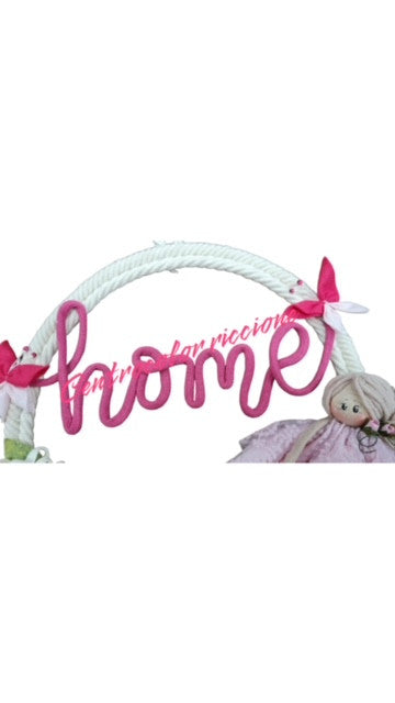 Cartamodello  Ghirlanda primavera