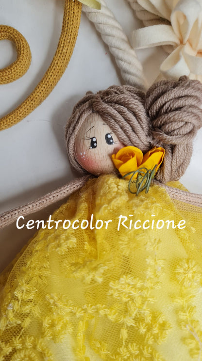 Cartamodello  Ghirlanda primavera