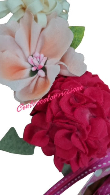 Cartamodello  Ghirlanda primavera