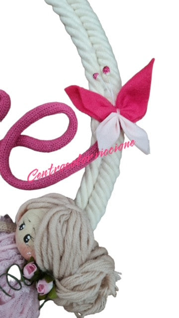 Cartamodello  Ghirlanda primavera