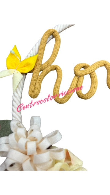 Cartamodello  Ghirlanda primavera