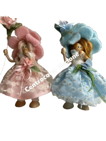 CARTAMODELLO  Lady fata Peonia