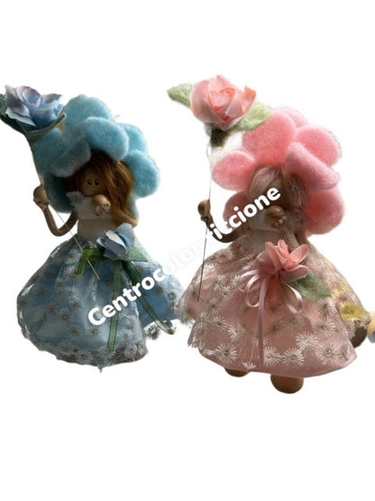 CARTAMODELLO  Lady fata Peonia