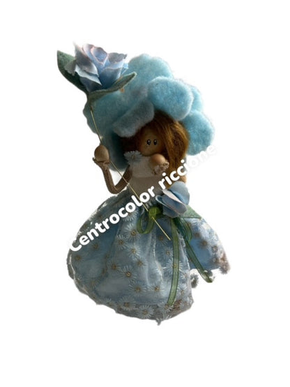 CARTAMODELLO  Lady fata Peonia