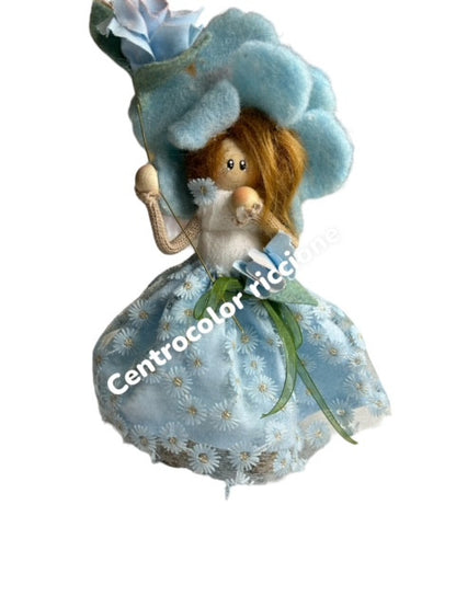 CARTAMODELLO  Lady fata Peonia