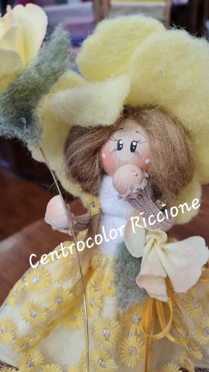 CARTAMODELLO  Lady fata Peonia