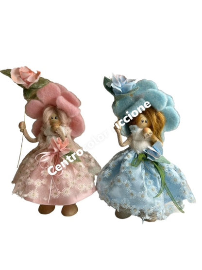 CARTAMODELLO  Lady fata Peonia