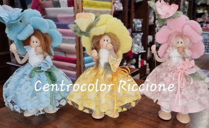 CARTAMODELLO  Lady fata Peonia