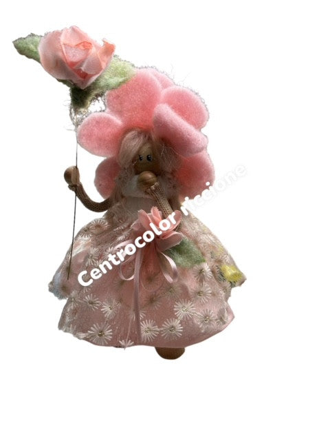 CARTAMODELLO  Lady fata Peonia