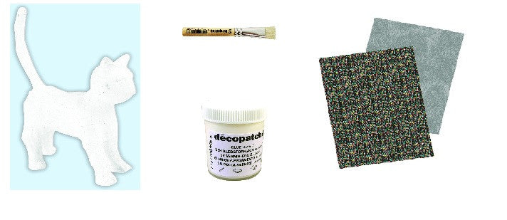 Kit Mini Decopatch Gatto KIT012O