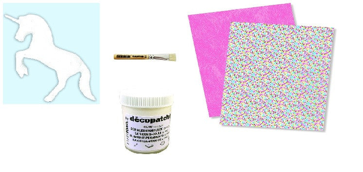 Kit Mini Decopatch Unicorno KIT009O