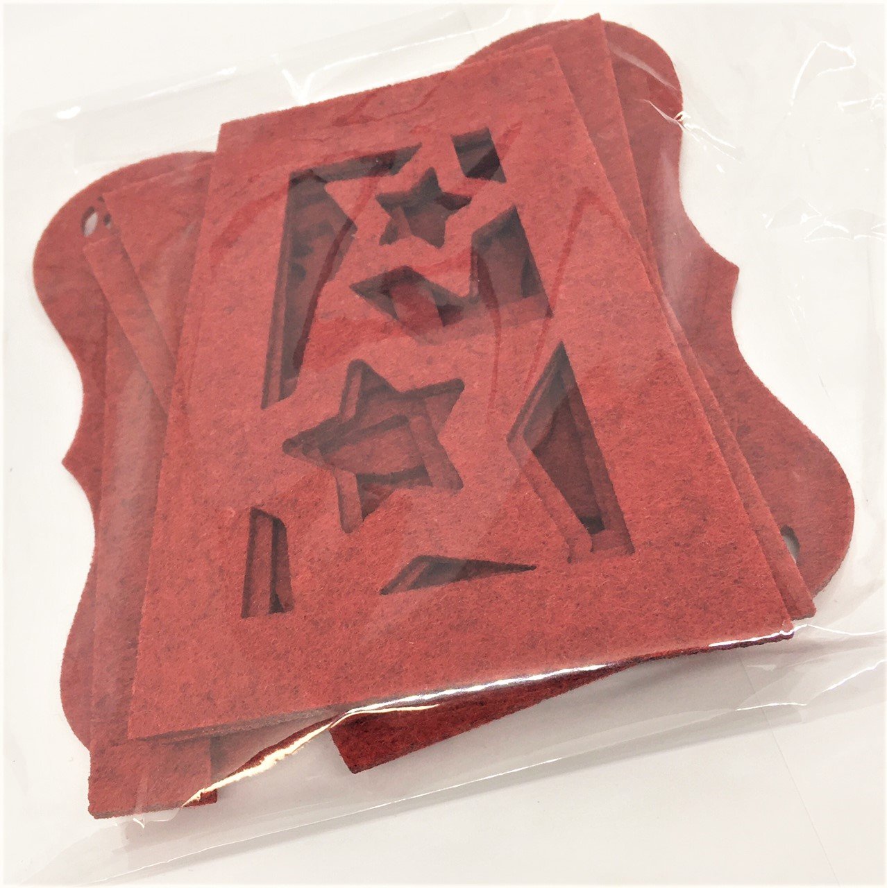 Kit per lanterna completo 15x17 cm Rosso CRLANT01 012